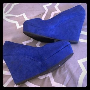 Cobalt Blue Platforms